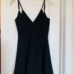 Black spaghetti strap dress